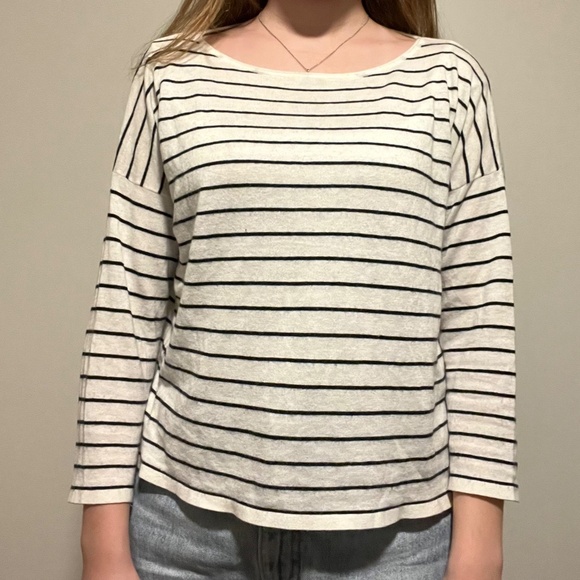 Club Monaco - Striped Top. Lightweight. Women's Size XS/TP - Picture 5 of 5